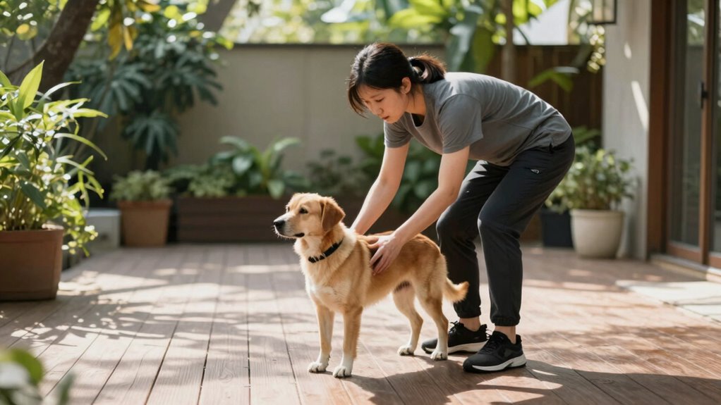 gentle training during fear