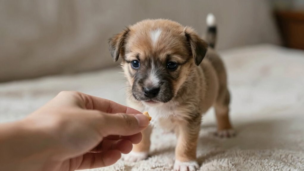gradually boost puppy confidence