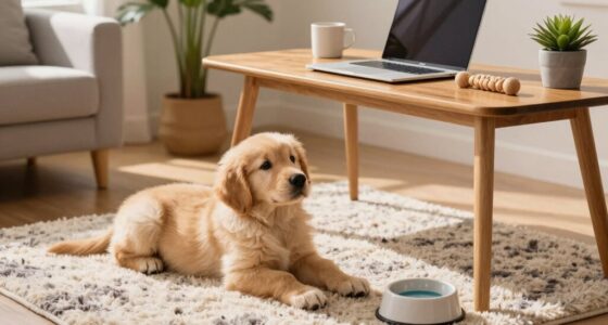 home based puppy care routine