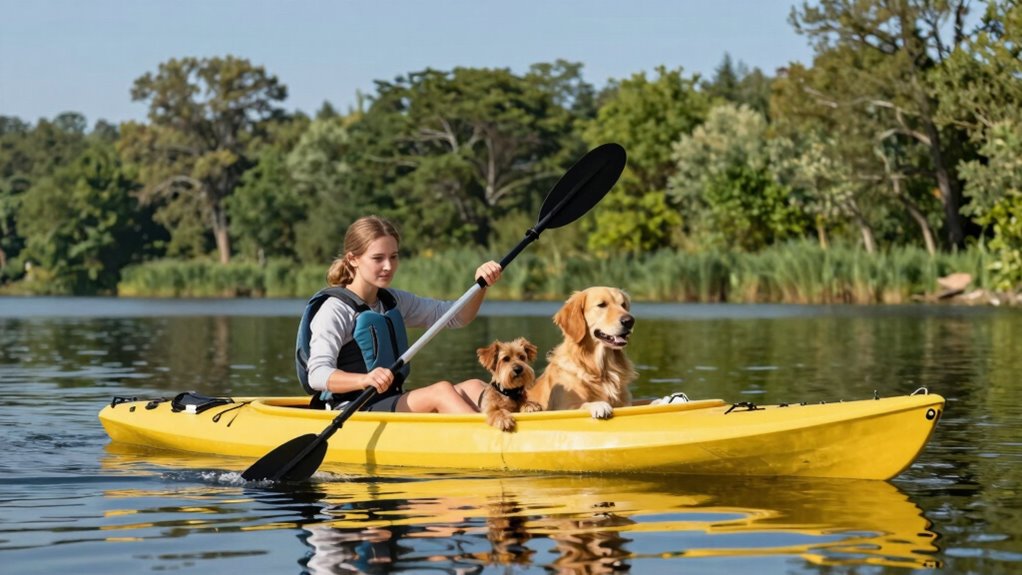 introductory dog kayaking skills