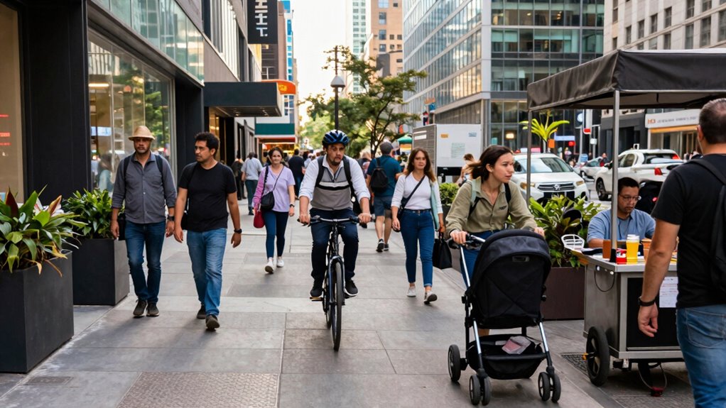 maximizing small sidewalk space