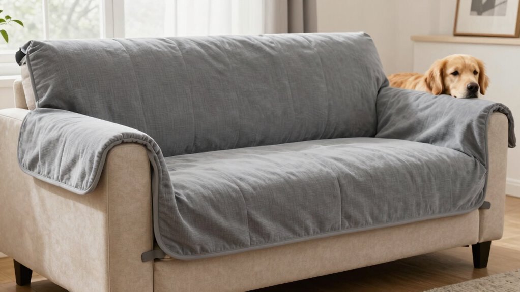 non slip snug fitting dog couch