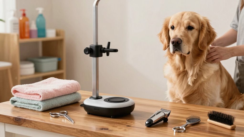 organized grooming calms dogs