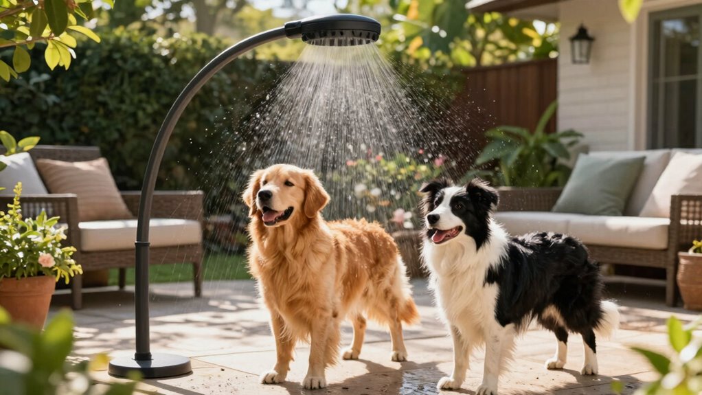 patio misting dog safety