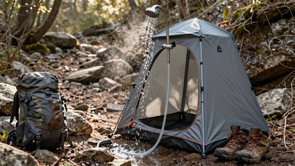portable efficient outdoor hygiene