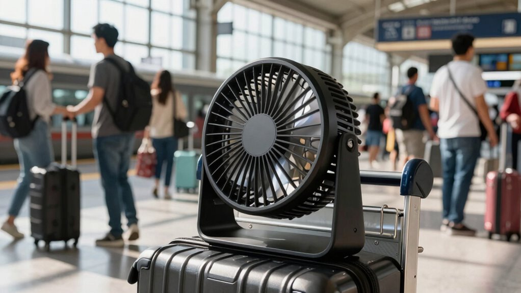 portable quiet ventilated cooling