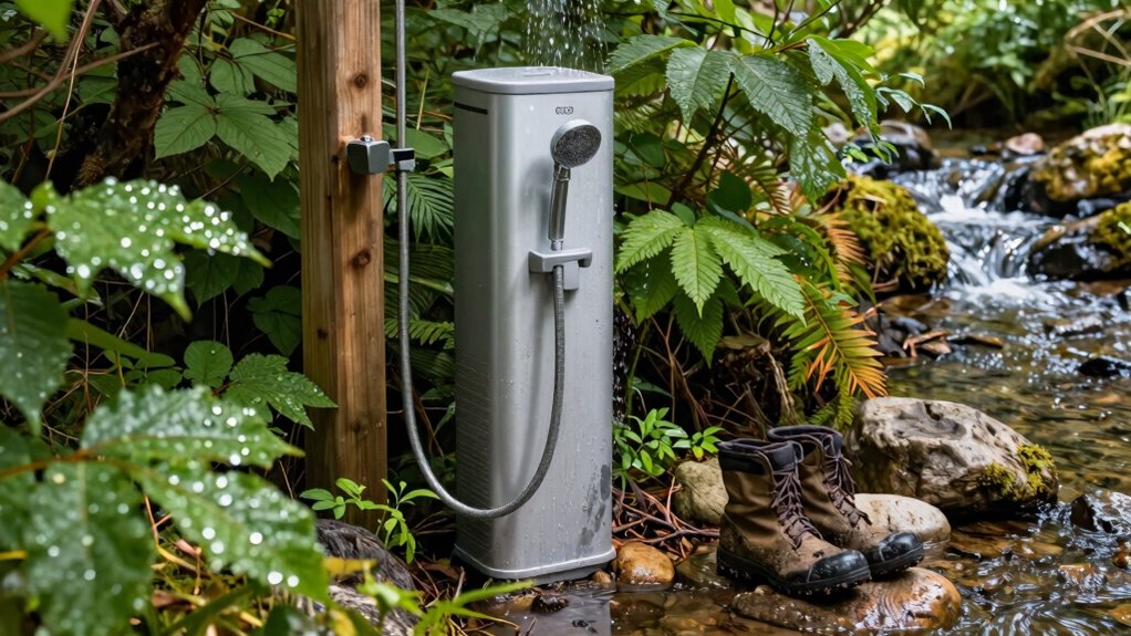 portable shower for hikes