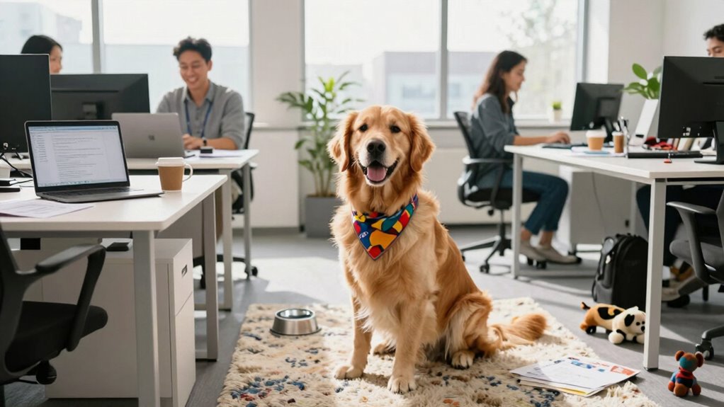 preparing dogs for office life