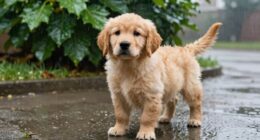 preparing puppies for rain