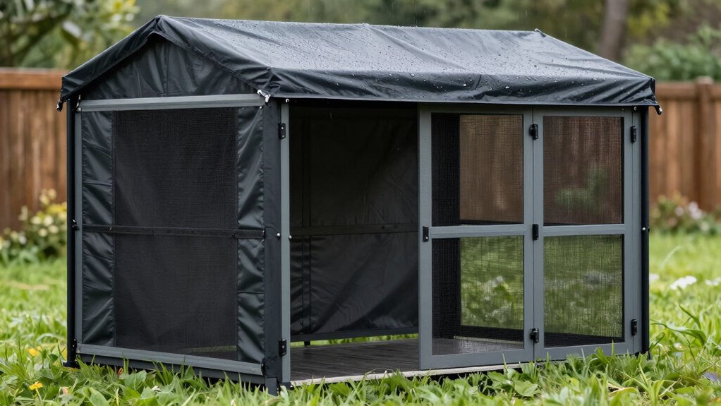 protective outdoor kennel covers