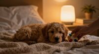 puppy bedtime settling tips