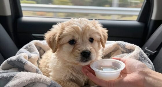 puppy car travel remedies