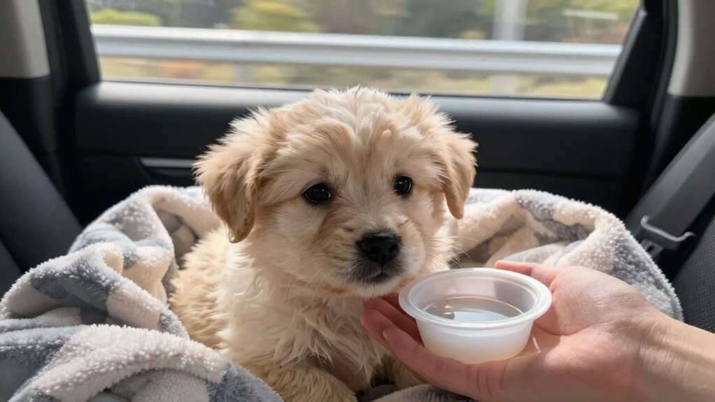 puppy car travel remedies