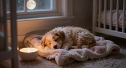 puppy sleep training progress