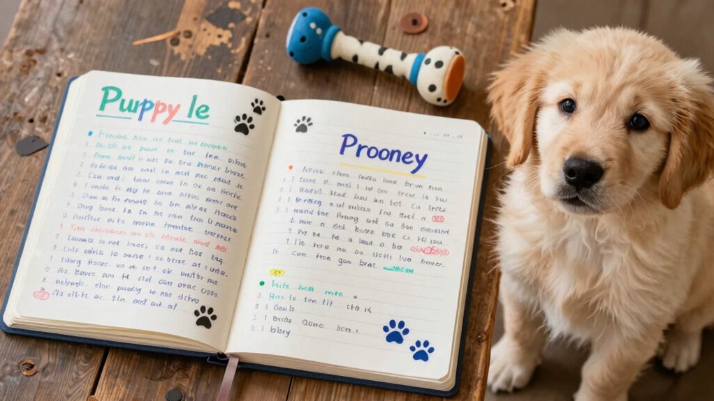 puppy training progress tracking
