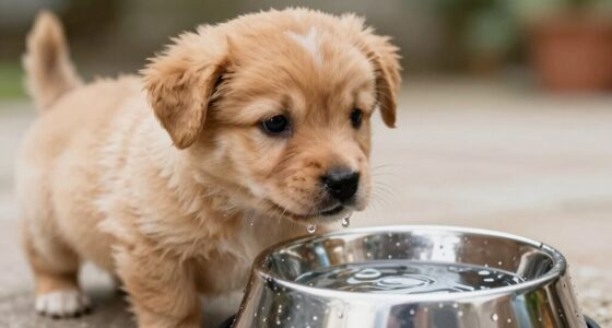 puppy water intake guidelines