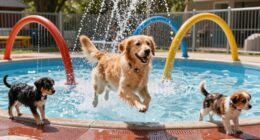 safe dog water play