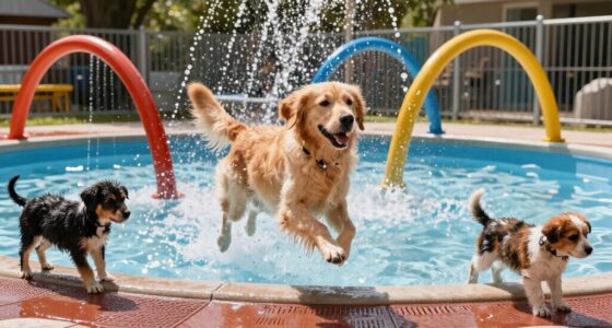 safe dog water play