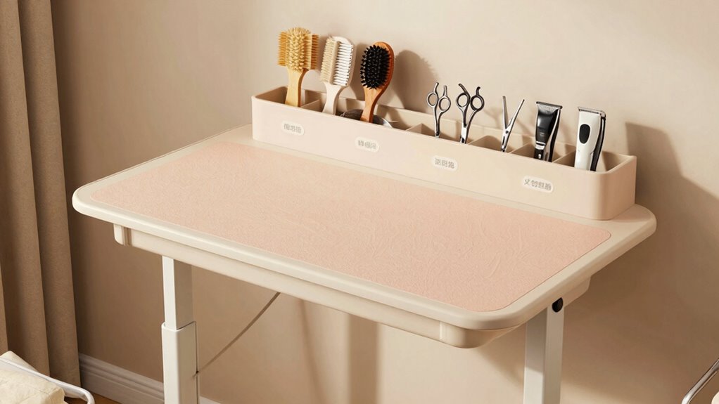 safe organized grooming environment