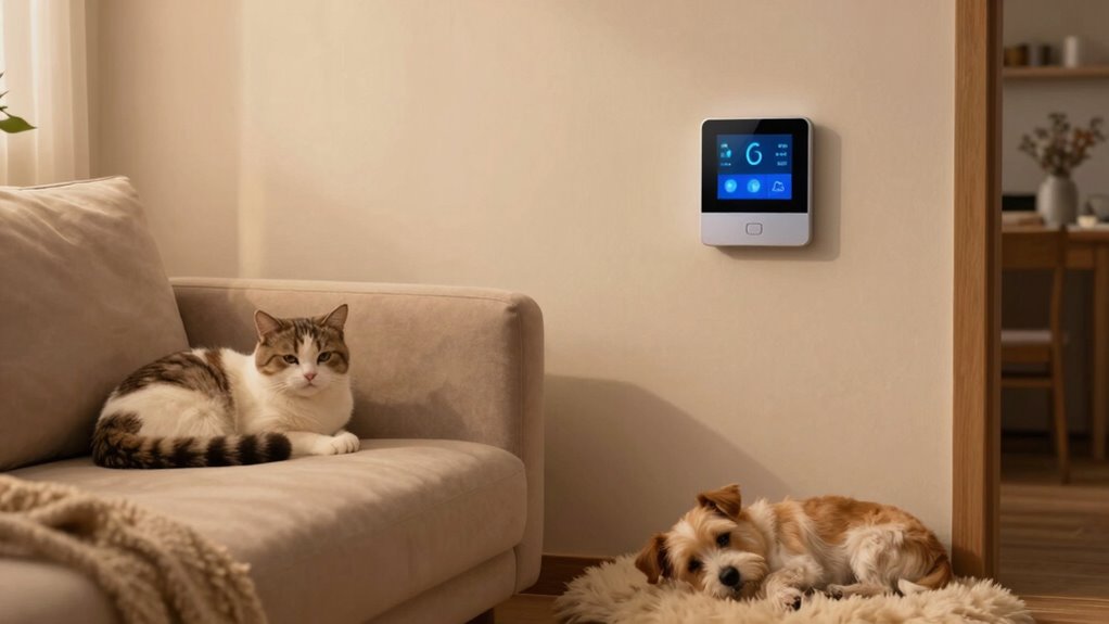 smart home pet temperature control