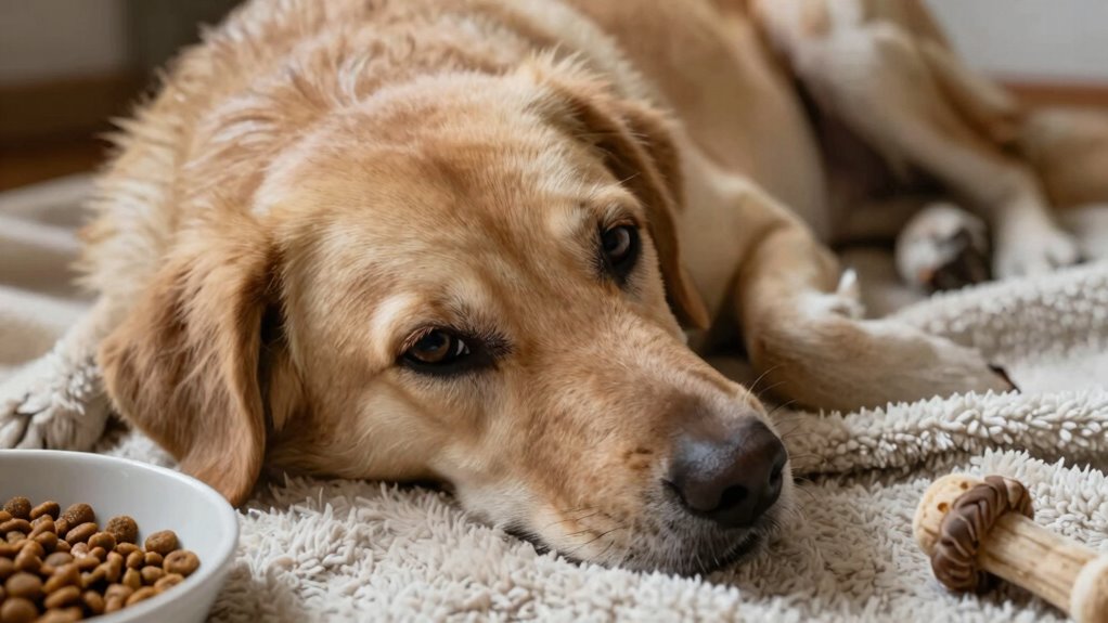 stress impacts dog digestion
