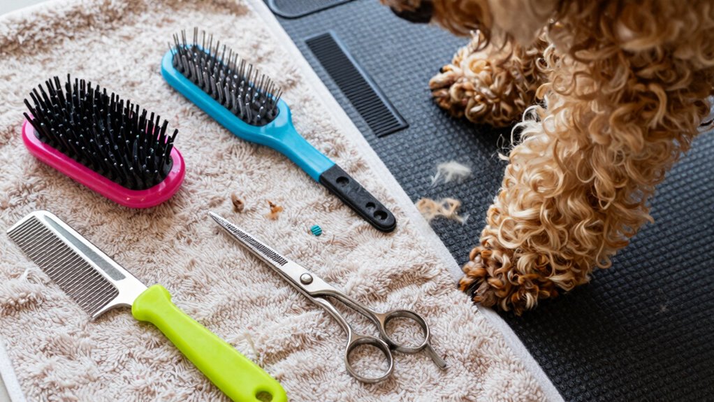 tailored grooming for curly coats