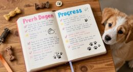 tracking puppy training progress