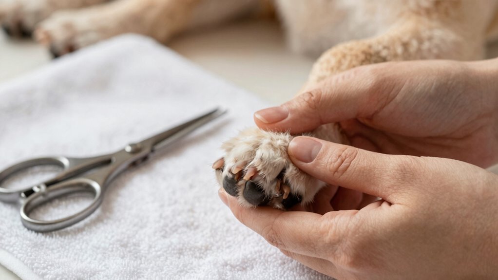 trim paws for pet health