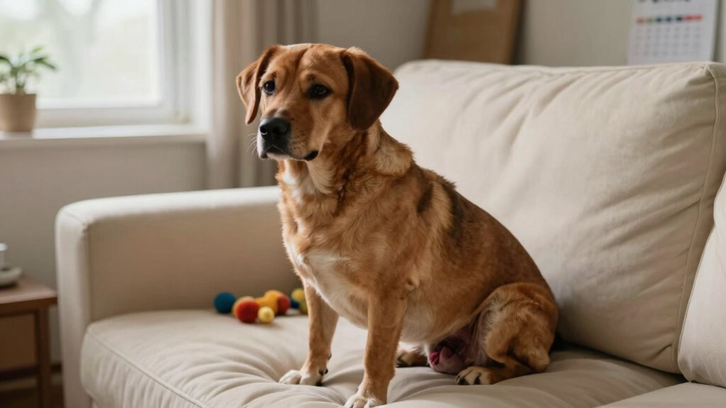 unspayed dogs heat periods