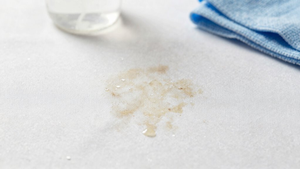 using improper spot cleaners