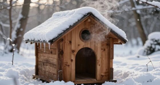 winter dog house insulation