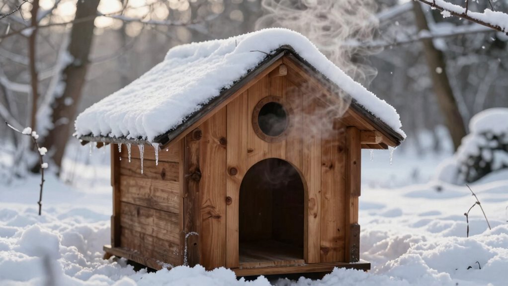 winter dog house insulation