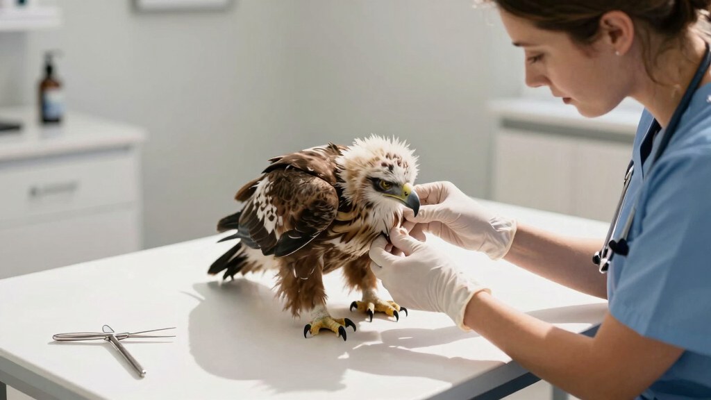 Big Bear eaglet Sandy took a scary tumble. See how she's doing