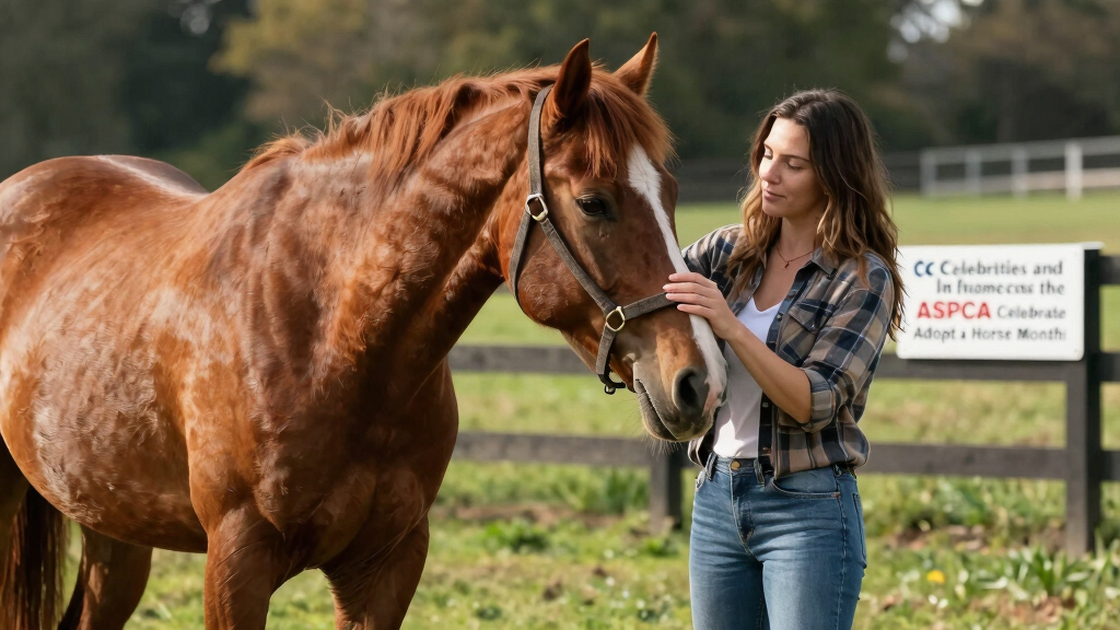 Celebrities and Influencers Help the ASPCA Celebrate Adopt a Horse Month!
