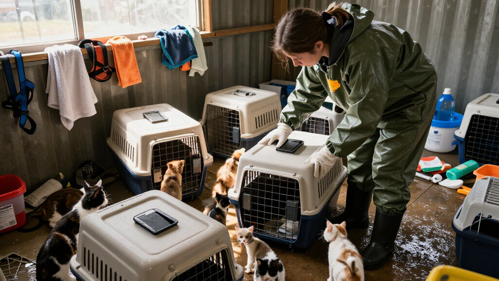 ASPCA Assists With The Emergency Evacuation Of Over 50 Animals Due To Flooding