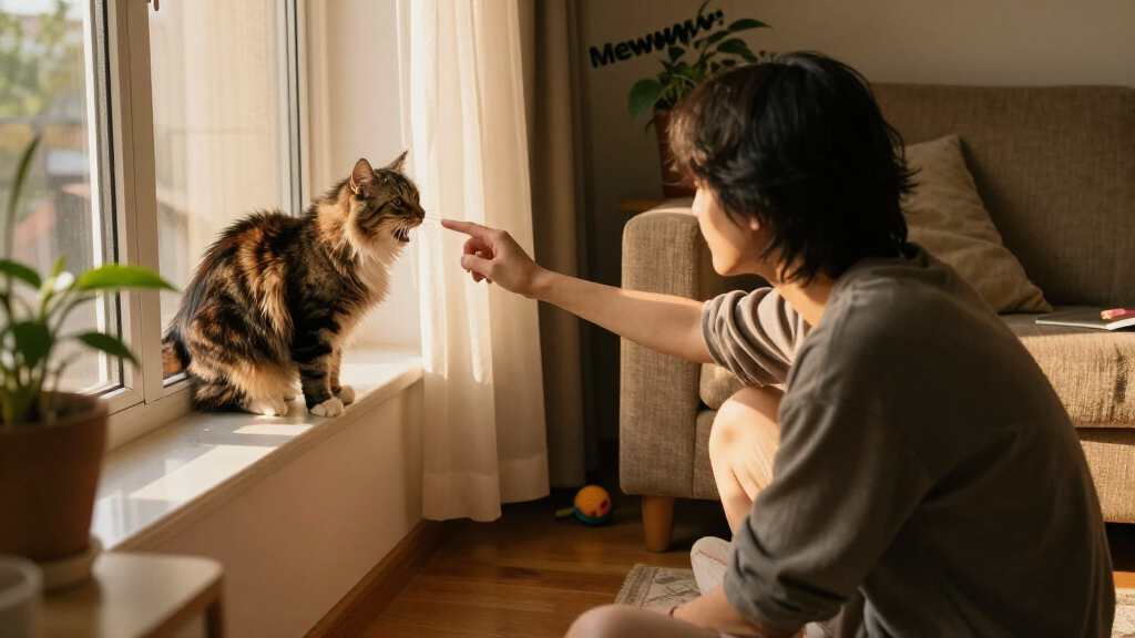 Cat Tyrant Says, "Mewww"