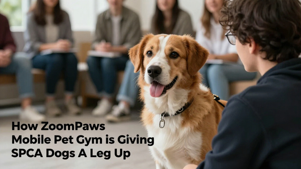 How ZoomPaws Mobile Pet Gym Is Giving SPCA Dogs A Leg Up