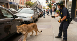 Mountain Lion Captured After Roaming San Francisco Streets - NBC News