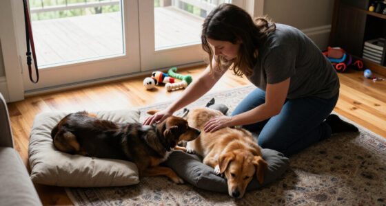 Pet Sitter Thinks Two Dogs Are Exhausted Until She Turns To Head Home