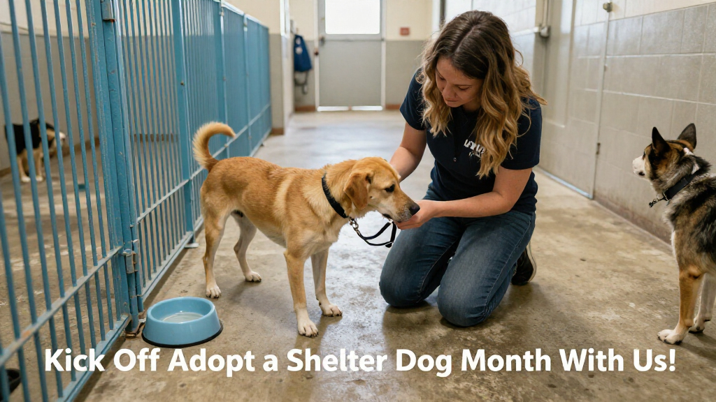 Kick Off Adopt A Shelter Dog Month With Us!